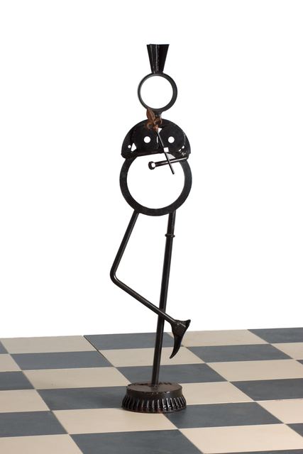Marvin Avenue Chess Club: sculpture by Hardy Jones
