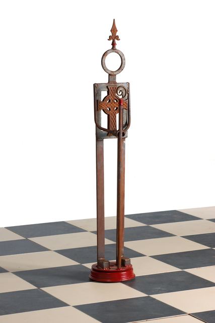 Marvin Avenue Chess Club: sculpture by Hardy Jones