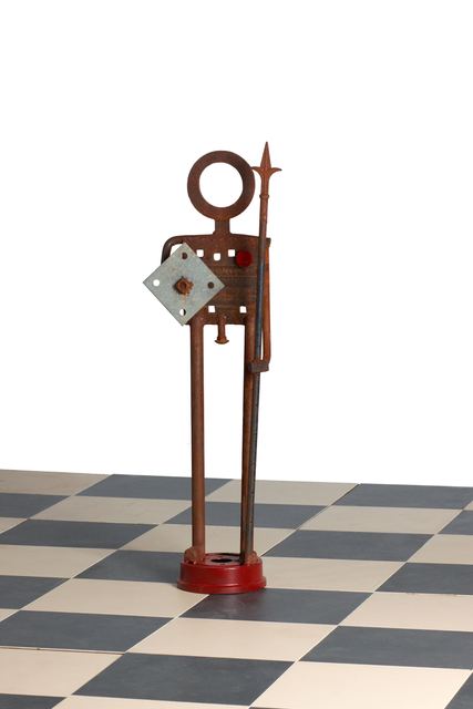 Marvin Avenue Chess Club: sculpture by Hardy Jones